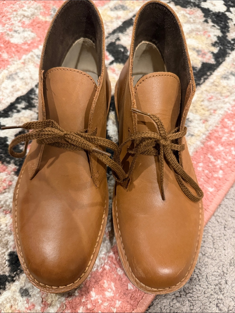 Clarks Men's Tan Leather Chukka Boots